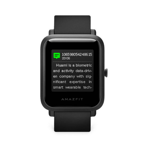 Smartwatch Amazfit Bip S Lite Charcoal Black SMAAMAZF/UNISEX/NEGRO