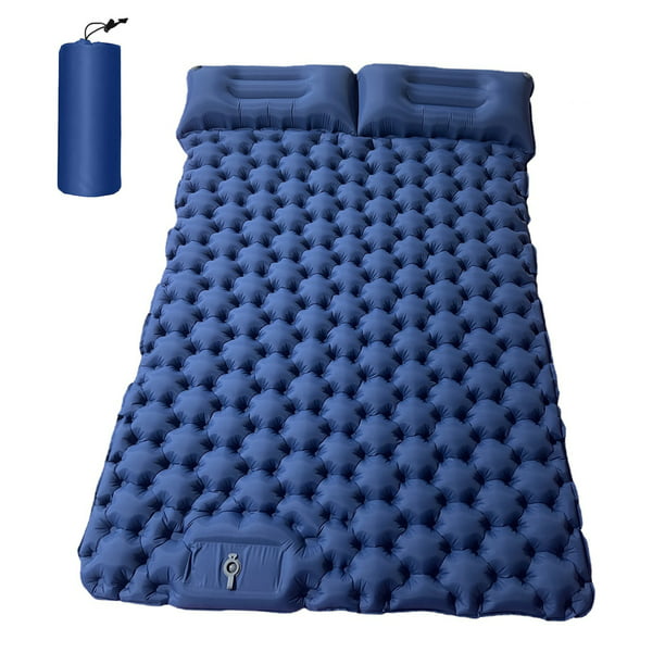 monstruo Fraseología casete Colchoneta para acampar para 2 personas con almohada de aire, colchón de  aire portátil, almohadilla Abanopi Almohadilla para dormir | Walmart en  línea