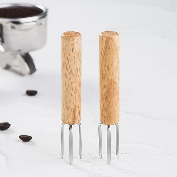 Agitador de café espresso, herramienta de distribución de espresso,  herramienta de agitación de café, herramienta de distribución profesional  de tipo aguja de mano barista con 3 agujas XianweiShao 1327533056335