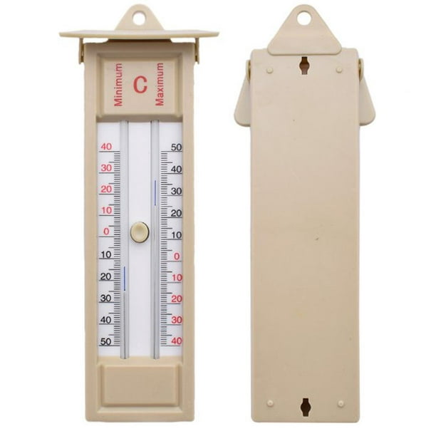 Termómetro interior cuadrado, monitor de temperatura preciso, medidor de  temperatura montado en la pared para dormitorio, interior, exterior, BLESIY Termómetro  interior