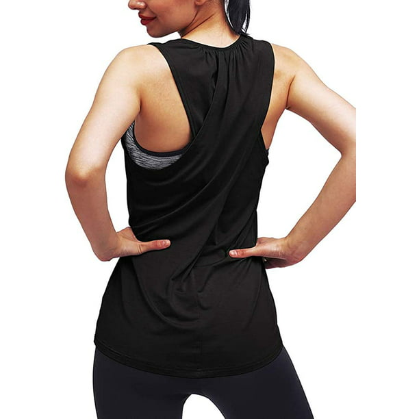  Camiseta sin mangas para mujer que comen - Fitness y nutrición  - Gimnasio y entrenamiento, Negro - : Ropa, Zapatos y Joyería