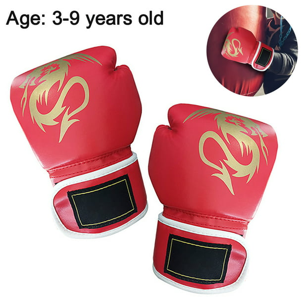 Abaodam 1 par de guantes pesados de 16 onzas, guantes de boxeo para  jóvenes, guantes de boxeo de entrenamiento juvenil, guantes de boxeo para  niños