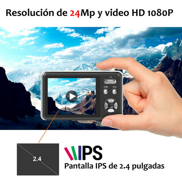 Camara Digital Vak CDR1 Lcd 3' 24mp video efectos pc – VAK
