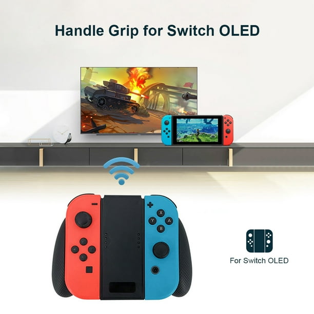 Soporte de agarre para Joycon Nintendo Switch, mango de