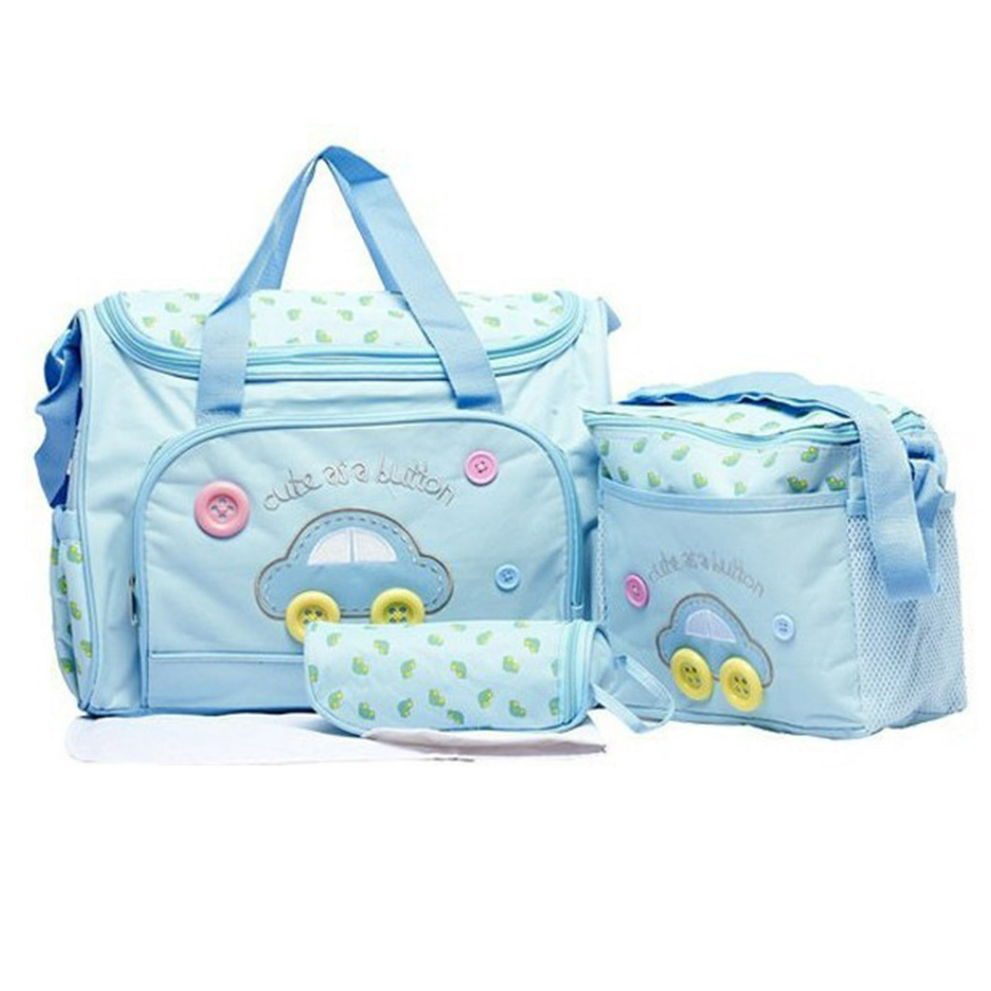 Bolsa de pañales de viaje, organizador de cochecito de bebé, bolsa  multiusos para bebé, bolsa impermeable para pañales para niños y niñas  (pony)