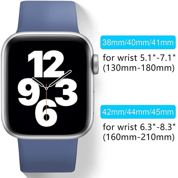 Paquete de 6 Compatible con correas de Apple Watch de 45 mm 44