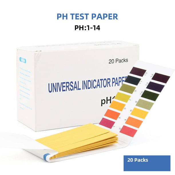 Tiras de papel pH 1-14