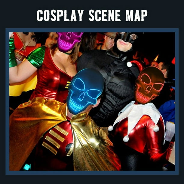 1 máscara de Halloween, máscaras de superhéroe, disfraces de cosplay,  máscaras de animales de fieltro para niños, suministros para fiestas  temáticas d