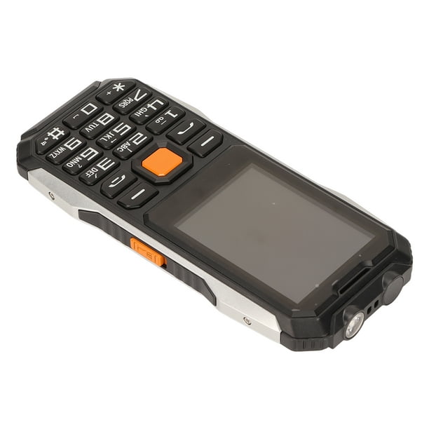 Teléfono celular para personas mayores, diseño abatible, pantallas duales,  botones grandes, sonido claro, botón SOS con GPS, 4G desbloqueado (negro)