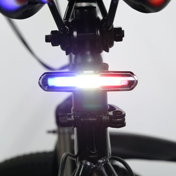  TWOOC Luz trasera LED ultra brillante recargable para bicicleta  de 80 lúmenes, clasificación IPX5 para todo tipo de clima, 6 modos, larga  duración de la batería. Compacta y potente visibilidad nocturna