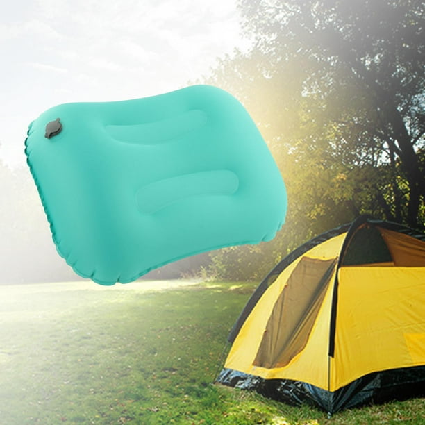 Almohada inflable para acampar, mochilero, viajes, senderismo