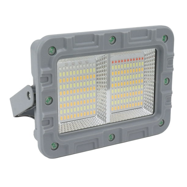 Luz de trabajo solar portátil LED, batería de 100 W, 10000 LM, luz de  trabajo de emergencia recargable con 4 modos de luz, luz de inundación para