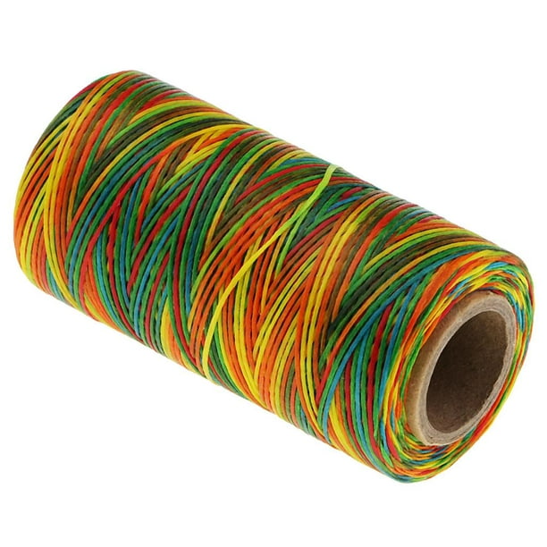  30 colores de 0.039 in de poliéster encerado pulsera cordón de  cera recubierto de cera para pulseras hilo encerado para fabricación de  joyas cuerda encerada para hacer pulseras 32.8 ft para