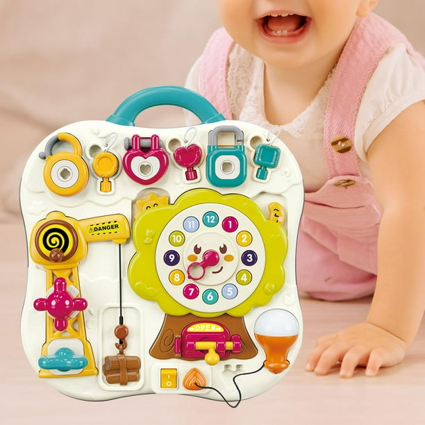 Juguetes para niños de 2, 3 y 4 años, libro sensorial para bebés, tablero  ocupado para niños pequeños, habilidades motoras finas, juguetes de