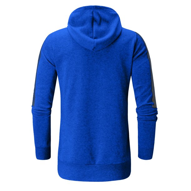 Gibobby Sudadera polar hombre Sudadera de Forro Polar con Cierre Complet  Chamarra de Lana para Hombre(Azul,G)