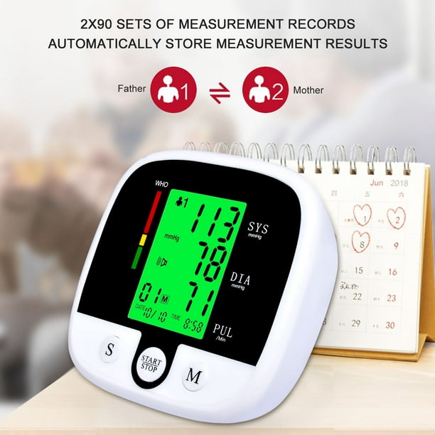 Monitor de presión arterial ajustable con brazo de presión