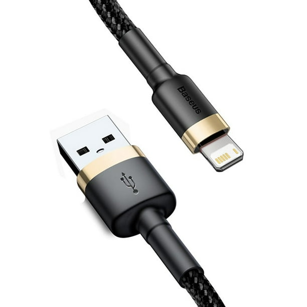 Cargador USB Doble Carga Rápida 2.4A + Cable Lightning