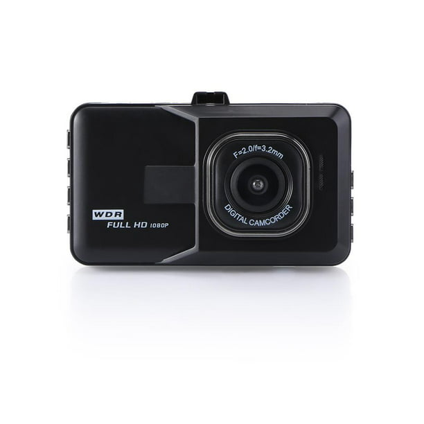 Riwesomey 1080P FHD 1.3MP Dash Camera Mini 3 pulgadas Coche DVR Cámara 360  ° Rotación DashCam DVR Videocámara Video Recorder Soporte Detección de  Paneles de instrumentos para automóviles