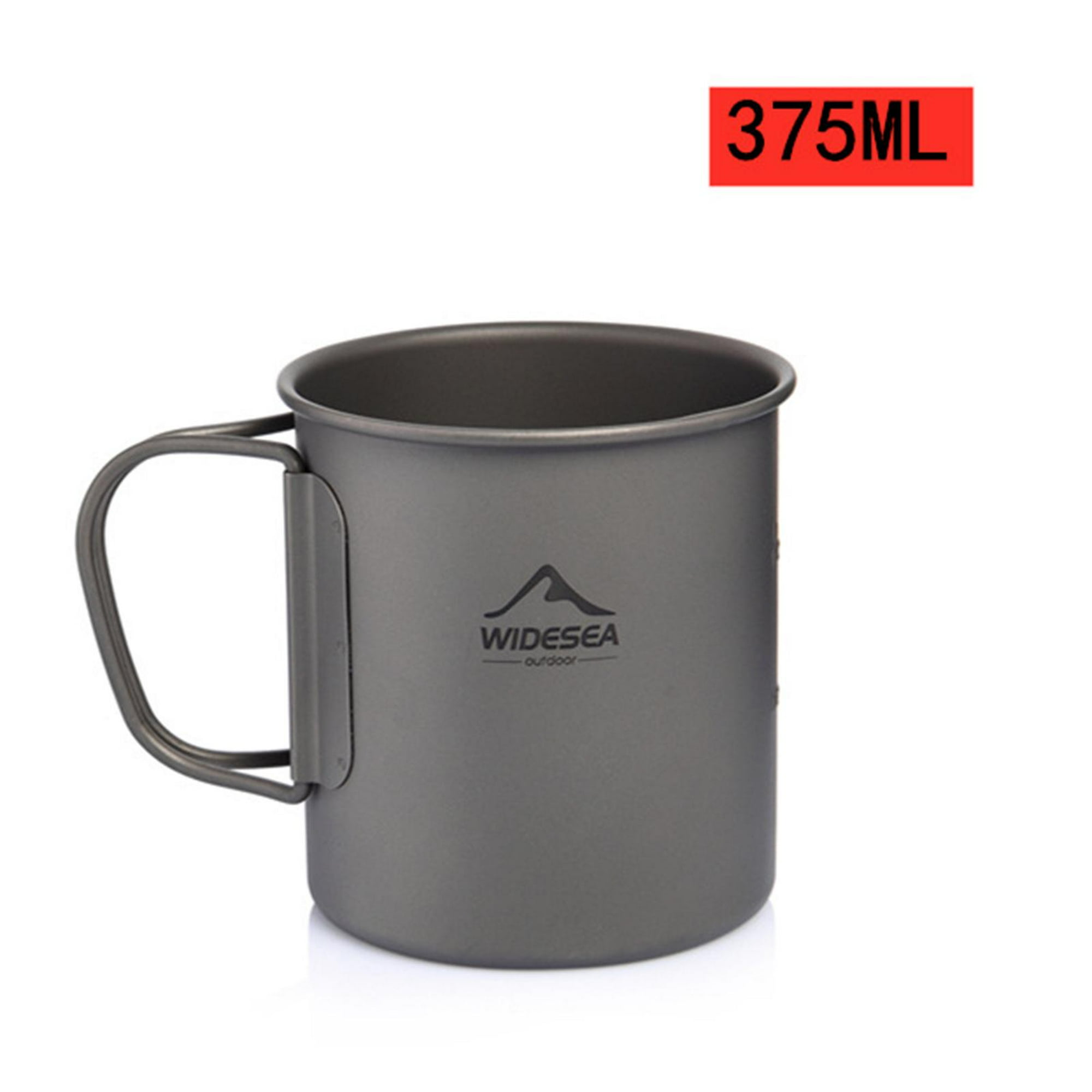 widesea Taza de camping, taza de café de camping, taza ligera para  mochileros con mango plegable para viajes, picnic y senderismo