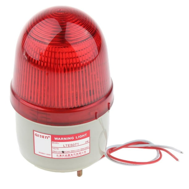 Luz de estroboscópica LED V, luces intermitentes de seguridad de  advertencia magnética Soledad Luz estroboscópica