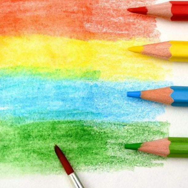 48 lápices de acuarela, lápices de colores profesionales para adultos,  niños y libro de colorear, lápices de dibujo de artistas con un pincel de