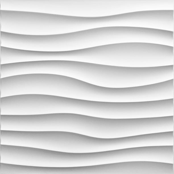 Pared Panel Decorativo 3D Flor Blanco Caja x3m2 (12 Paneles 50x50 c/u) WALL  FORMS