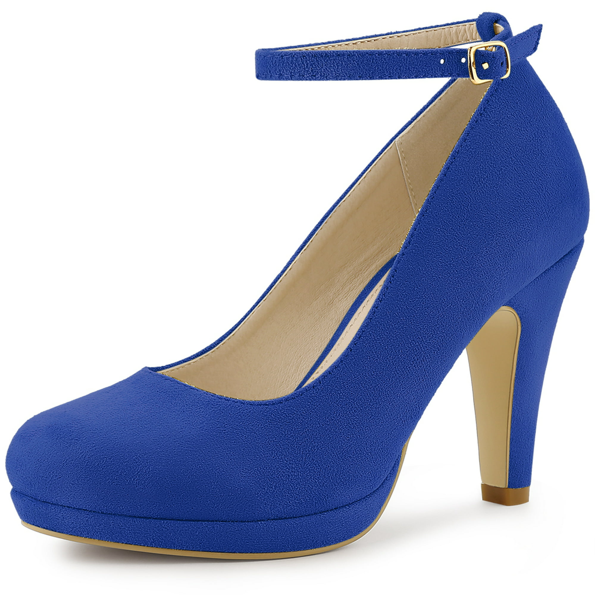  Zapatillas de baile para mujer, con cordones de piel, color  azul (talón: 2.0 in), 37EU : Ropa, Zapatos y Joyería