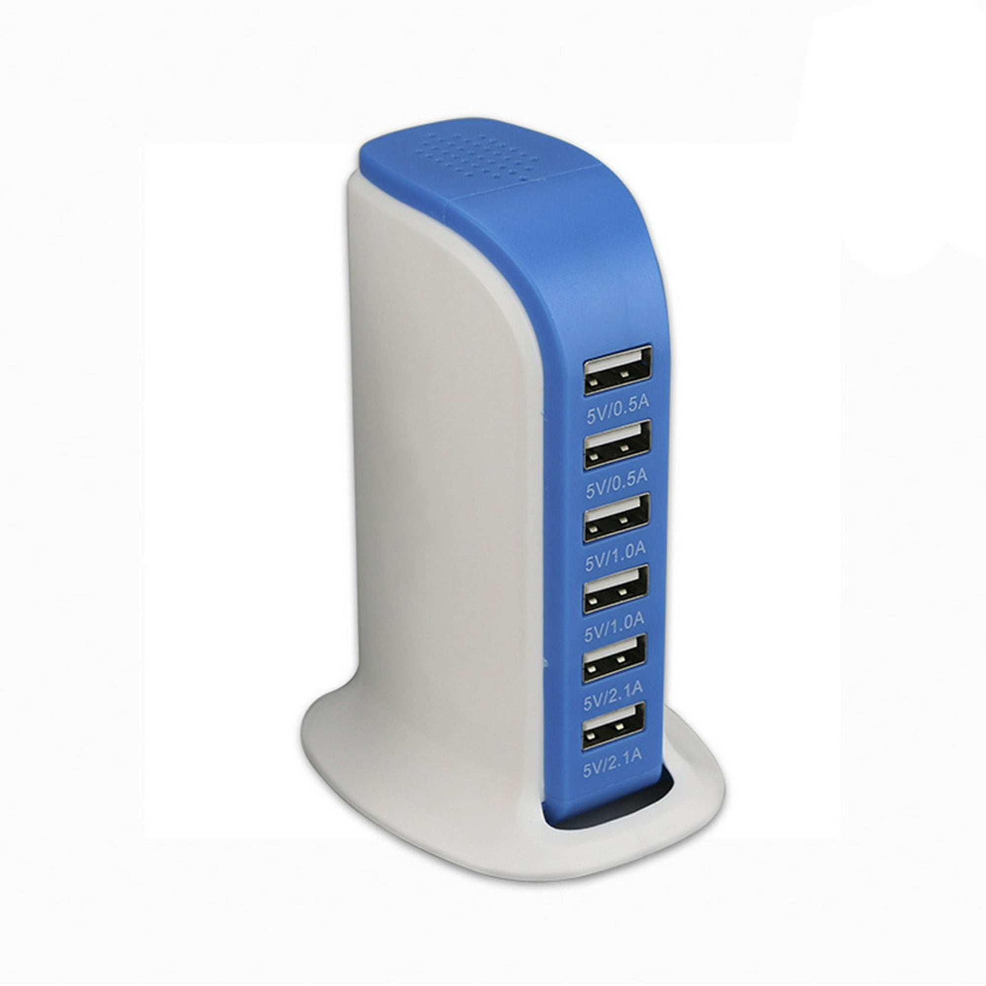 Cargador USB Múltiple de 6 Puertos 30W con Pantalla con Acoplamiento  Universal