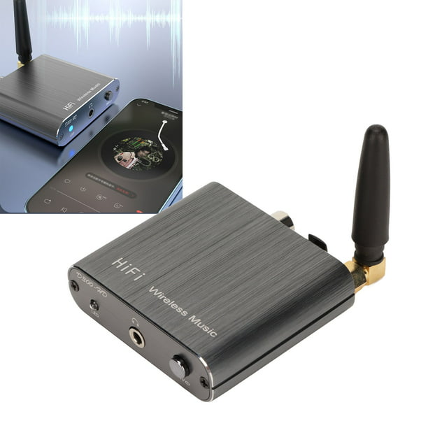 Receptor Bluetooth, Receptor Bluetooth Receptor de música Bluetooth HiFi  sin demora Adaptador de sonido inalámbrico para apariencia llamativa  estéreo doméstica
