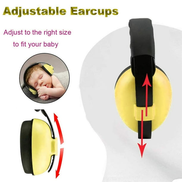 Auriculares para bebés con cancelación de ruido, esenciales de viaje para  niños pequeños. La protección auditiva infantil debe tener artículos.