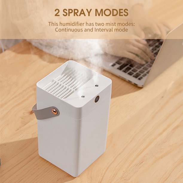 Humidificador de niebla 3L con pantalla de humedad Humidificador de niebla  fría de doble rociado Dor yeacher