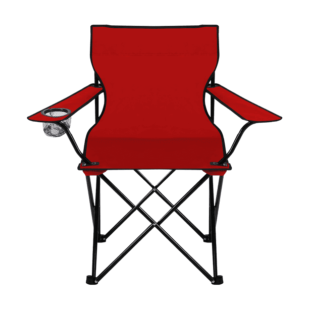 Silla Plegable Playa Camping Incluye Funda Y Portavaso Rojo GARDECOR Silla-3R