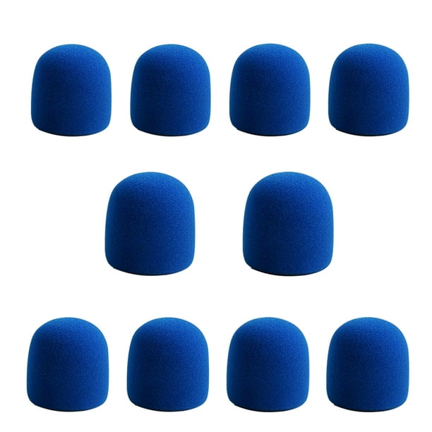 Tapa De Micrófono 10 tapas protectoras de espuma para parabrisas de  micrófono (azul) Tmvgtek Para Estrenar