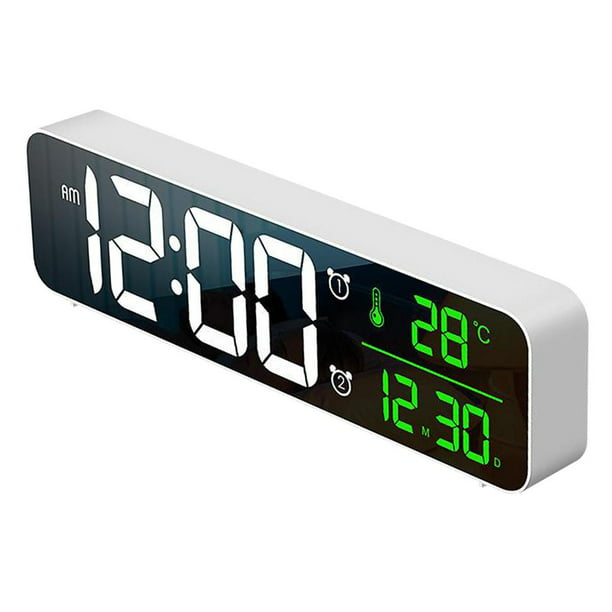 Reloj Digital Grande de Pared O Mesa, Pantalla LCD Grande de 10