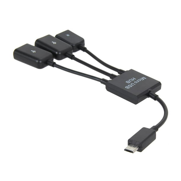 Ganar control gritar Renacimiento Cable Para Samsung 3in1 Macho a Hembra Dual Micro USB 2.0 Host OTG Hub  Adapter Cab Ndcxsfigh Nuevos Originales | Walmart en línea