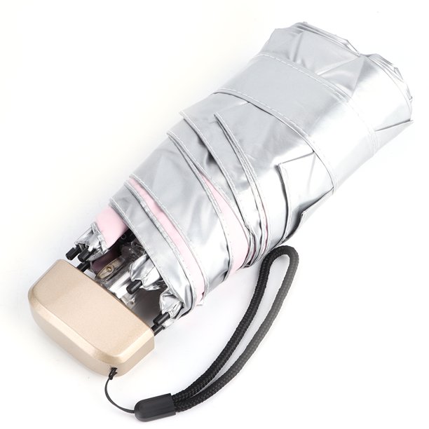 Mini paraguas portátil Anti-UV para protección contra la lluvia y el sol, 5  sombrillas plegables para mujer NikouMX Muebles