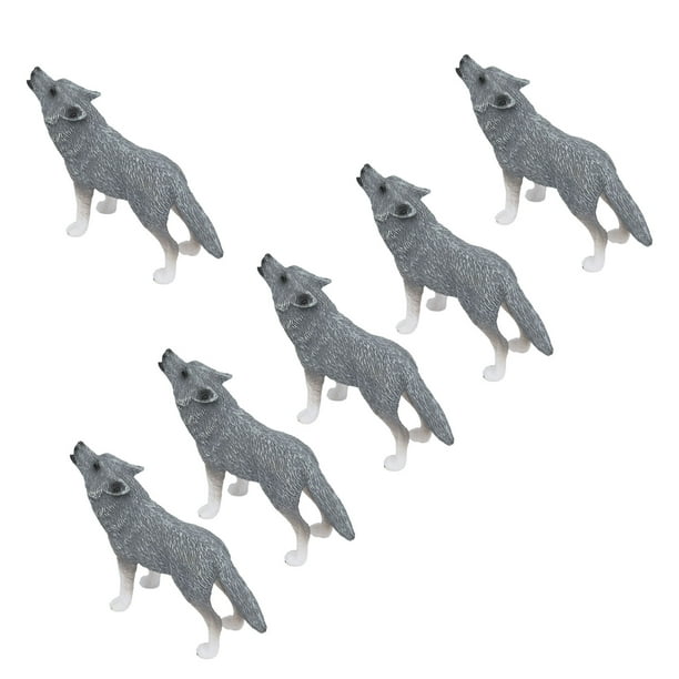 Modelo De Animal De Lobo ártico, Figura De Lobo De Postura Activa  Imaginativa, Juguetes Para Decoración De Pasteles Para Colección Ccdes  Otros | Bodega Aurrera en línea