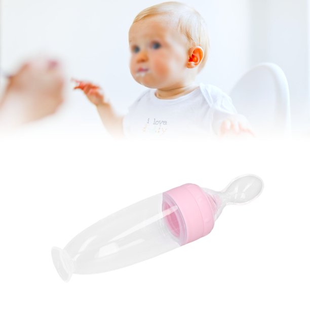 Cucharas para bebés de alimentación autónoma durante más de 6 meses,  cucharas para bebés de primera etapa, juego de cucharas de silicona para  bebés de