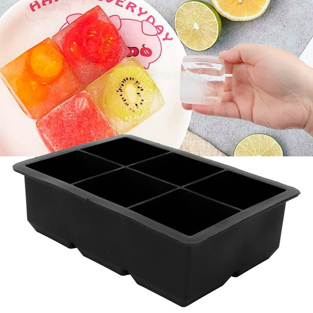 ZZZALL - Cubo de hielo de silicona con 11 compartimentos, molde para hielo,  forma de fruta creativa 0.06: .es…