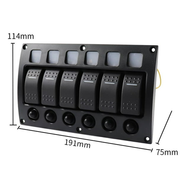 Panel de interruptores de palanca de diseño moderno