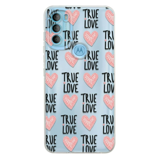 Funda Para Xiaomi Redmi Note 7 Corazones Grafito, Uso Rudo