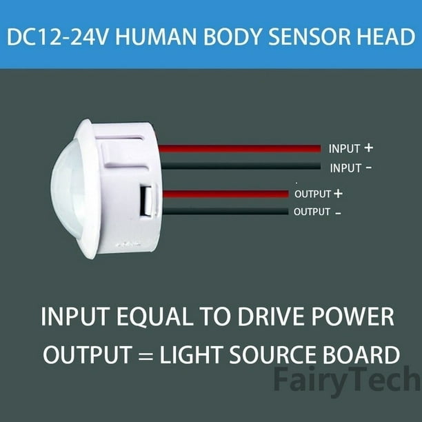 Luces con sensor de movimiento para interiores detector infrarrojo