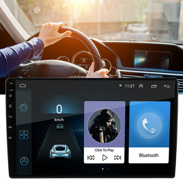 Reproductor de pantalla táctil para coche compatible con Bluetooth/DVD/MP3  imagen de marcha atrás estéreo para coche llamadas manos libres para  entretenimiento automático ANGGREK Otros