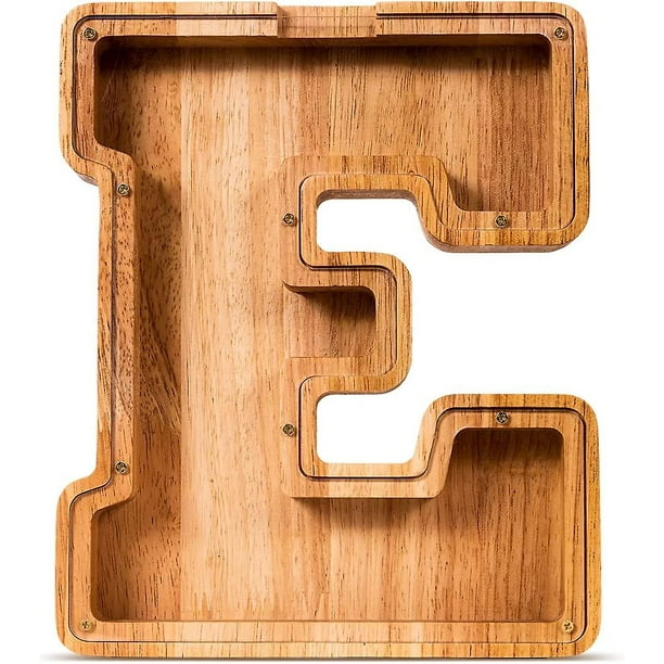 IMIKEYA Letras de madera: 100 letras pequeñas de madera para manualidades,  letras del alfabeto de madera de 0.591 in, kits educativos de letras de