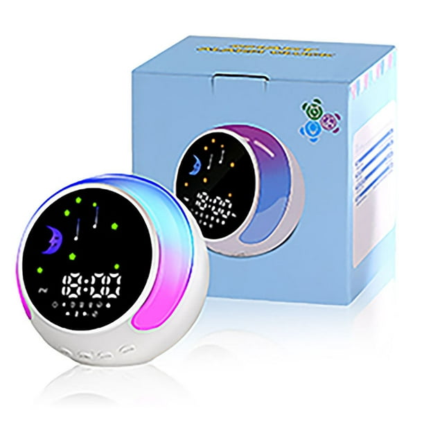 Reloj despertador digital LED para adolescentes, niños, niñas, niños,  dormitorio, reloj despertador, fácil de configurar, con patrón 218. Lindo  panda