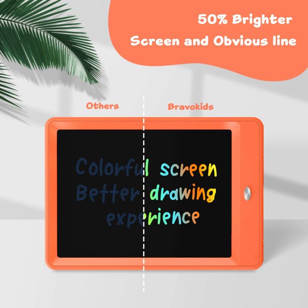 Bravokids Regalos de cumpleaños para niñas de 3 a 8 años, tableta de  escritura LCD para niños, tablero de dibujo colorido, juguetes educativos  para 3
