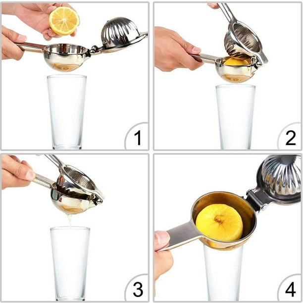 Exprimidor de limón manual resistente y fácil de apretar con mango