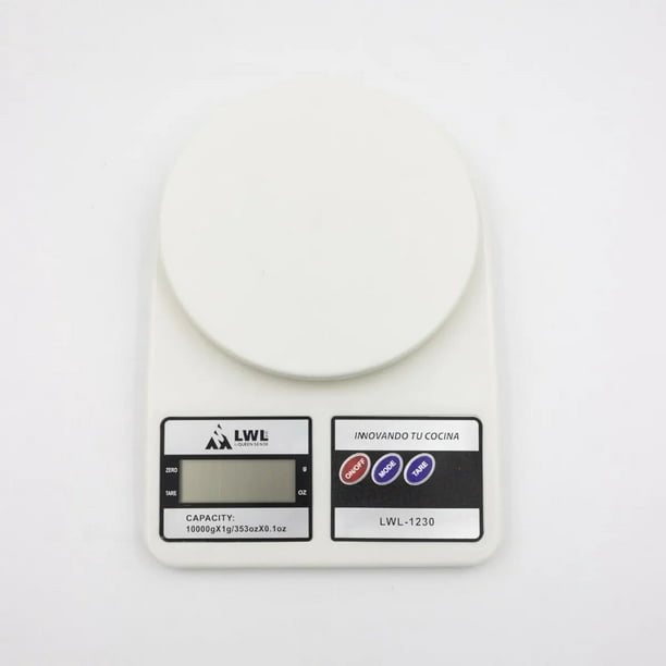 Bascula Digital Gramera 3gr A 10kg Incluye Baterias Queen Sense Bascula de  cocina
