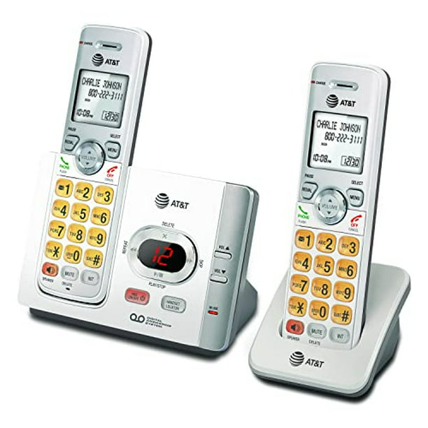 Teléfonos inalámbricos expandibles AT&T con sistema de contestadores e  identificación de llamadas