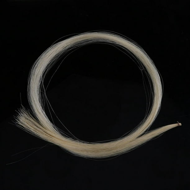 2 madejas de pelo de caballo semental universal para instrumentos de cuerda  de arco de violín Likrtyny Para estrenar